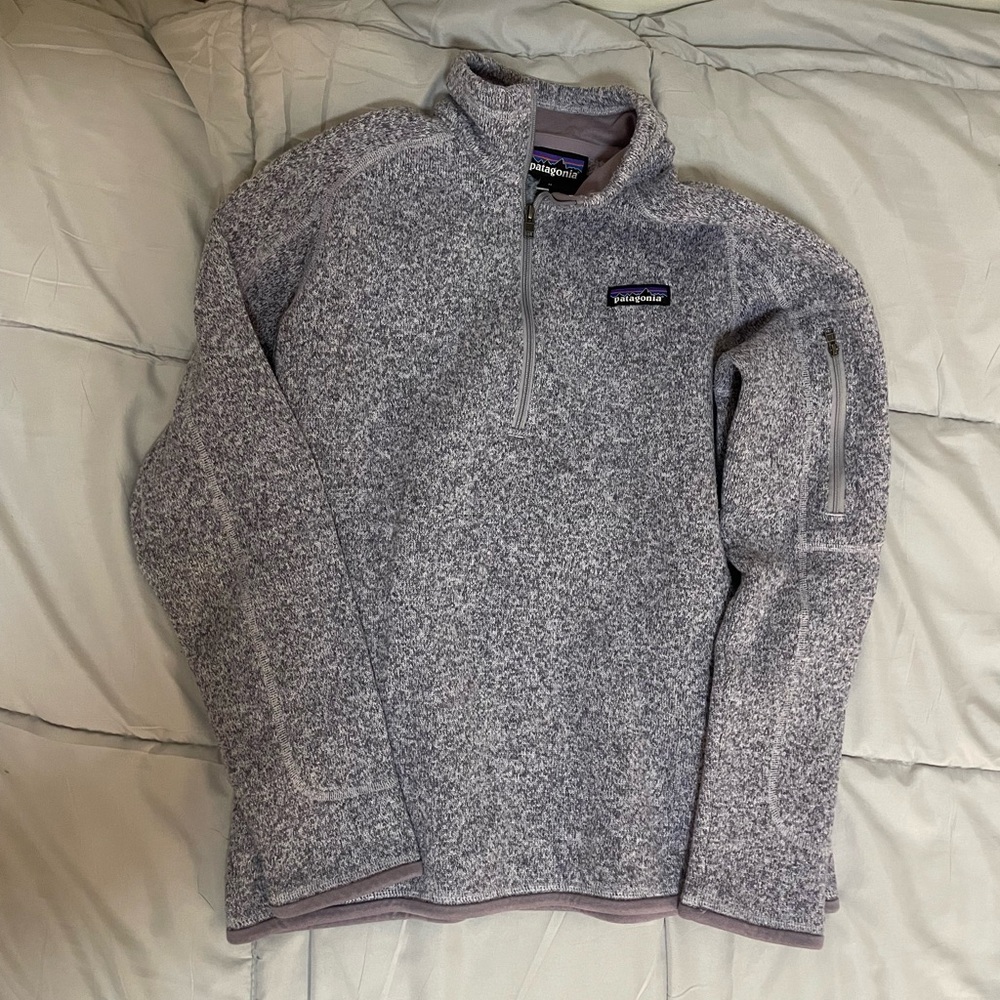 Patagonia Better Sweater 1/4 zip purple women’s M
